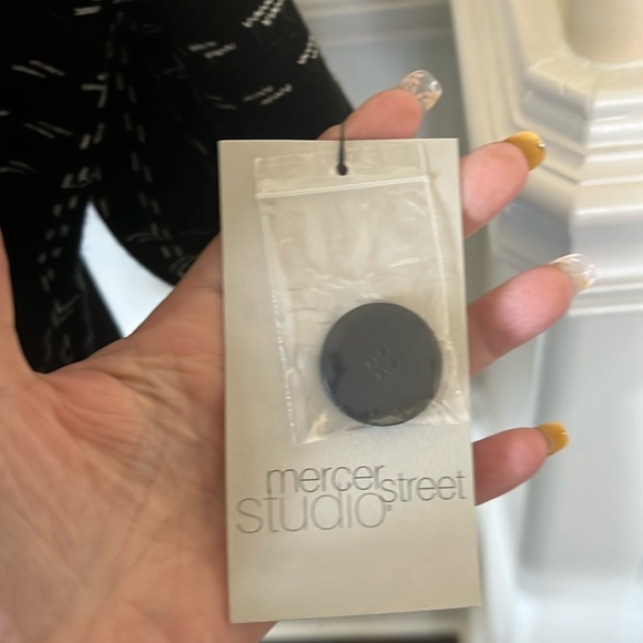 Mercer Street Studio Black & White Button Front   Stitch Motif Cardigan/Jacket. - Picture 12 of 12